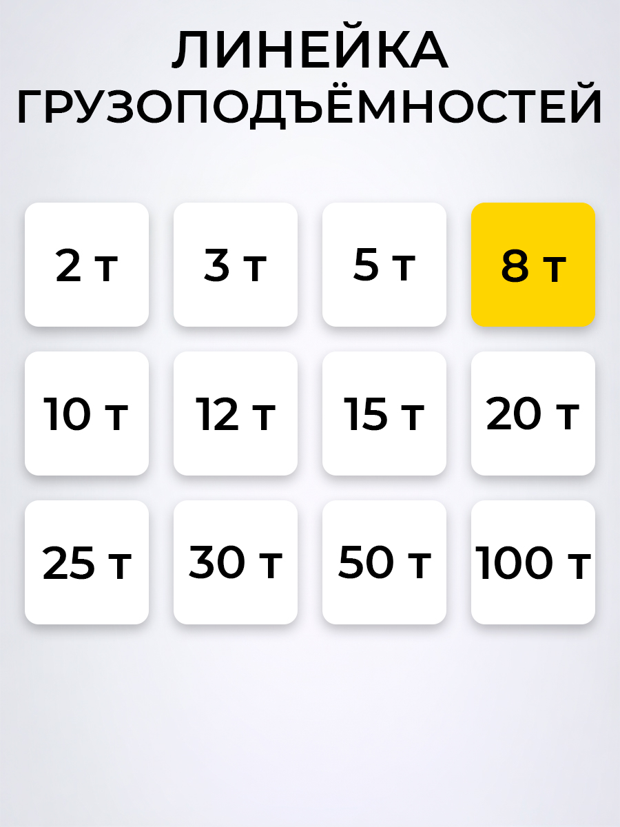 Домкрат гидравлический TOR ДГ-8 г/п 8,0 т