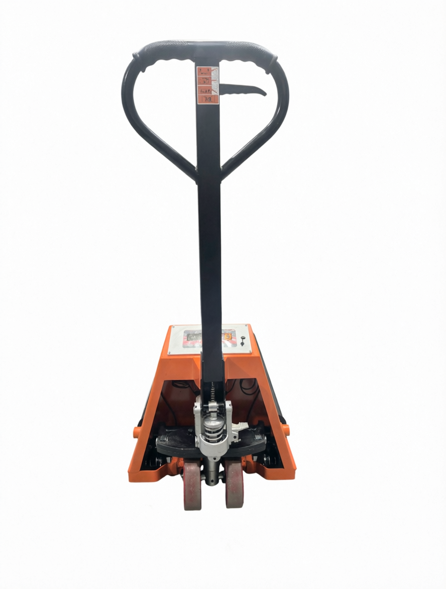 Тележка гидравлическая с весами встроенный дисплей 2500 кг 1150 мм полиуретановые колеса TOR AC-CW3