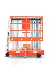 Подъемник мачтовый телескопический модели GTWY12A AC 220V50HZ (от сети) 200 кг 12 м.