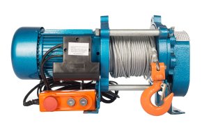 Лебедка электрическая  300/600 кг  30/15 м с канатом 380 В TOR KCD