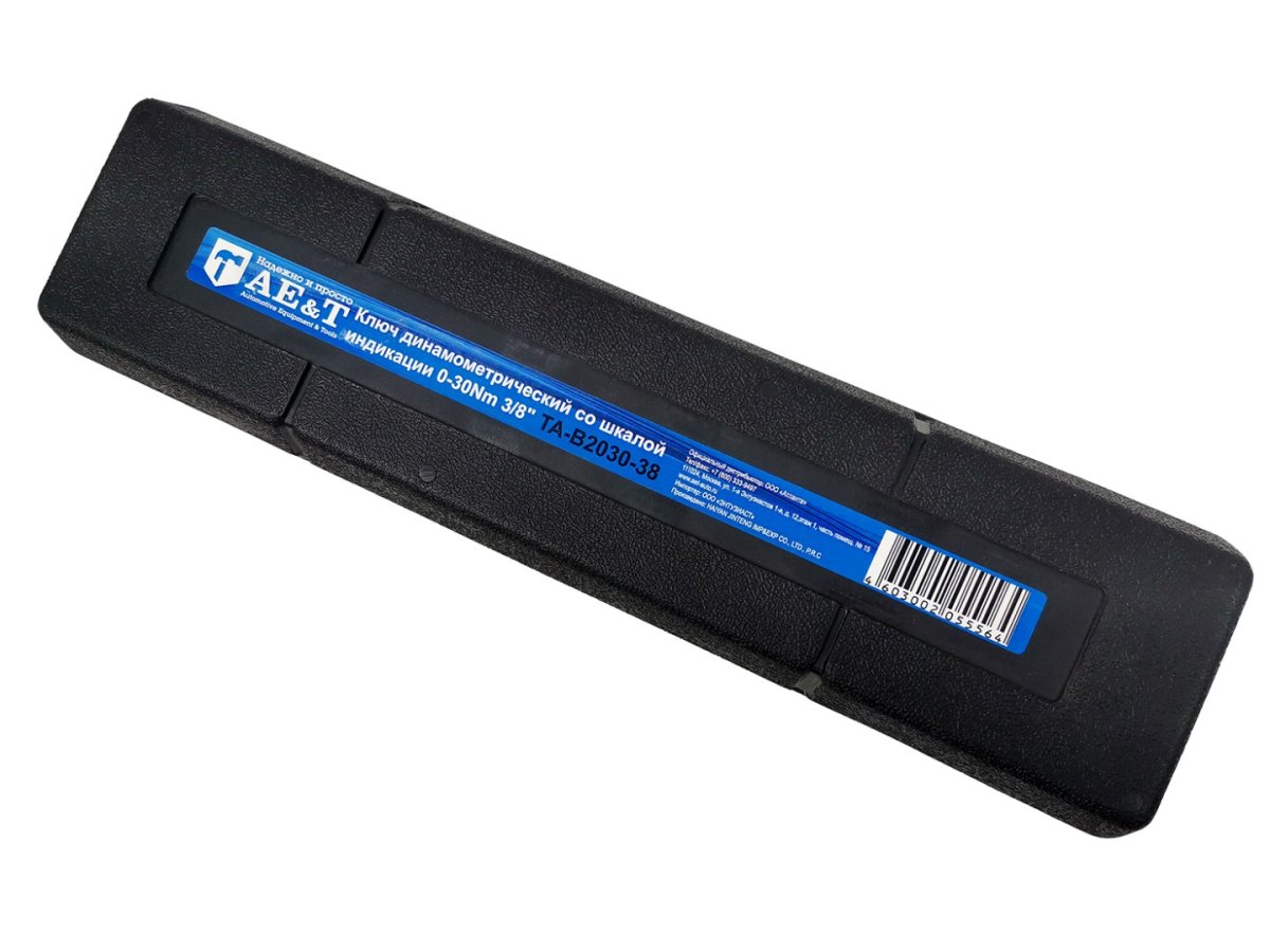 Ключ динамометрический со шкалой 0-30Nm 3/8 TA-B2030-38 AE&T