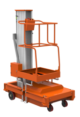 Подъемник мачтовый телескопический модели GTWY6-100 AC 220V50HZ (автономный) 150 кг 6 м